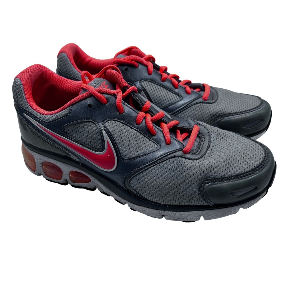Nike Air Max Dispute‎ Women's Running Shoes Gray Orange Size 7.5 Sneakers